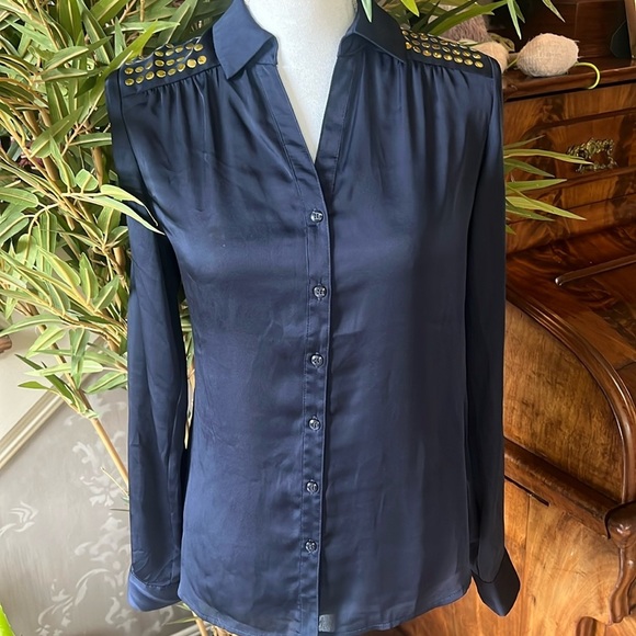 Outback Red extra small ladies vintage navy with gold embellishment on shoulder - Picture 10 of 15